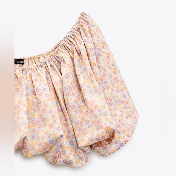 ZARA NWOT ZARA OFF SHOULDER CROP TOP - Picture 5 of 5